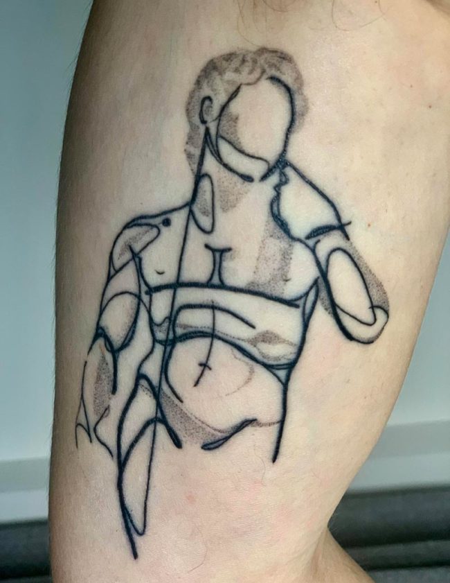David by Michelangelo Tattoo