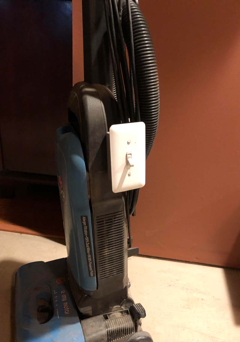 Vacuum cleaner on/off switch was sparking/broken and I didn’t want to buy a new one. Fixed it
