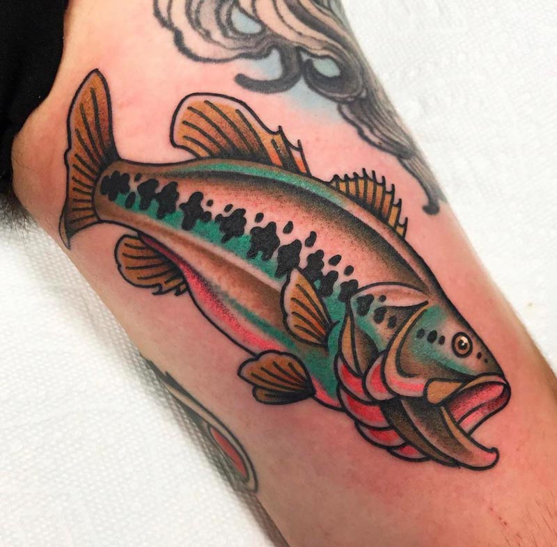 Largemouth Bass Tattoo
