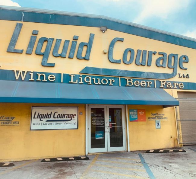 This liquor store