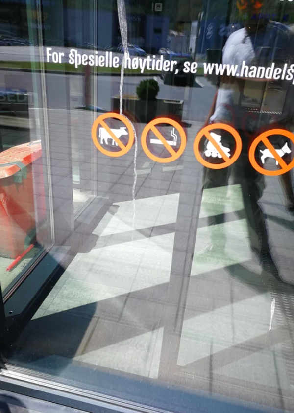 Meanwhile in Norway, no cows at the shopping center
