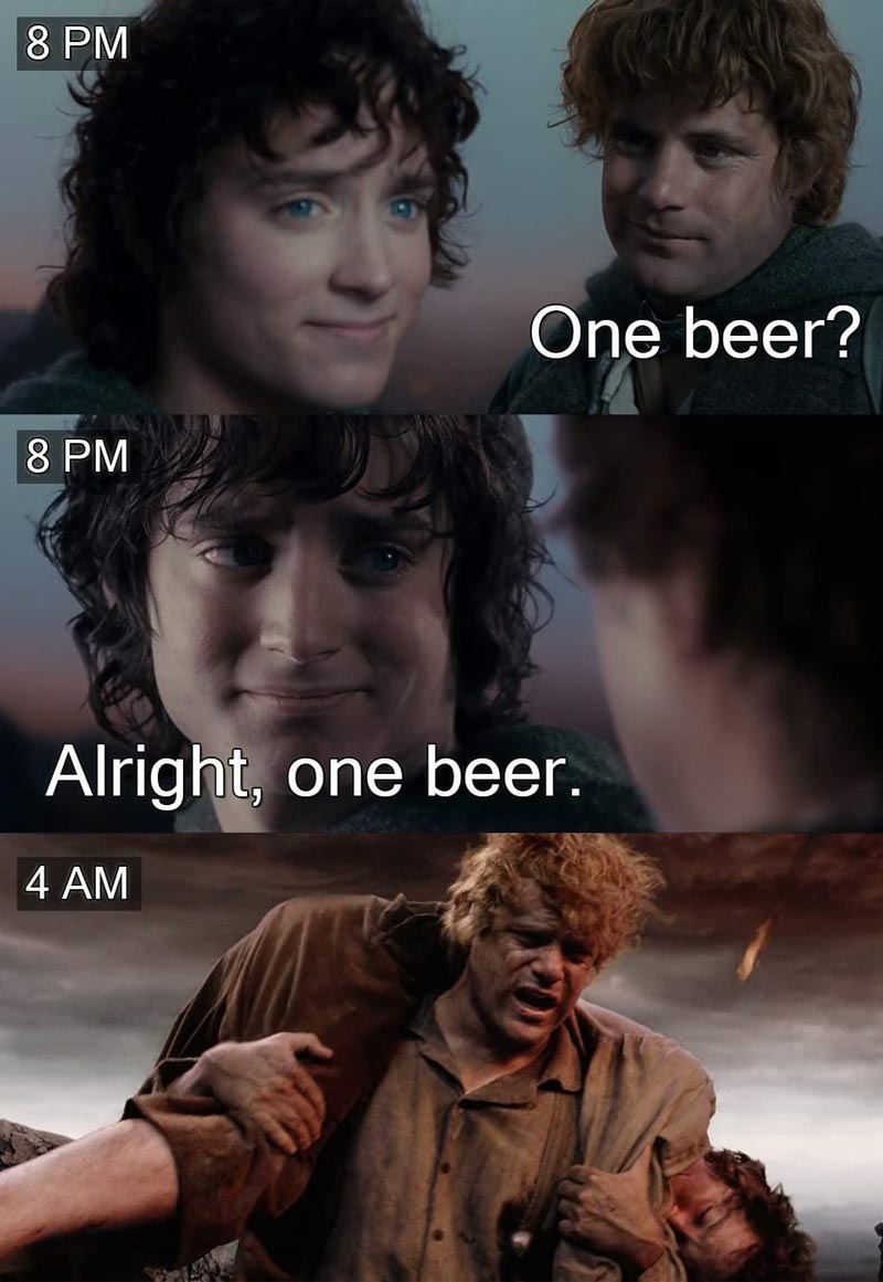 One beer?