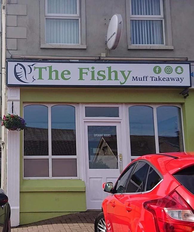New restaurant in the town of Muff, County Donegal, Ireland