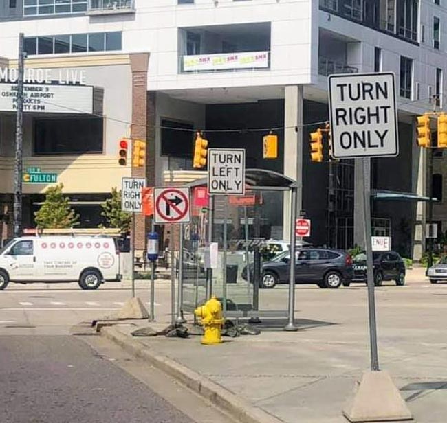 My city has some helpful traffic signs