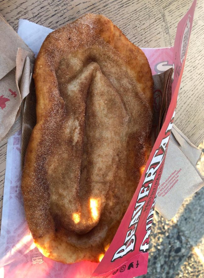 They call this a beaver tail at the local fair Odd Stuff Magazine