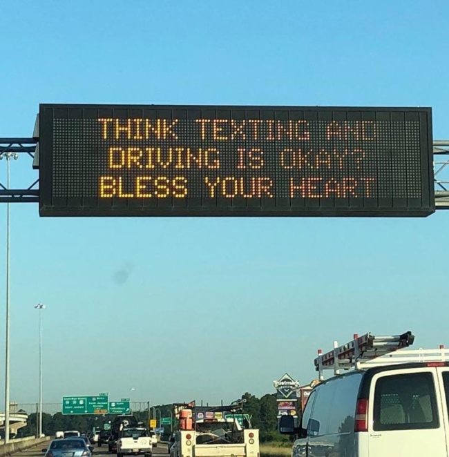 Mississippi DOT was feeling a little passive aggressive today