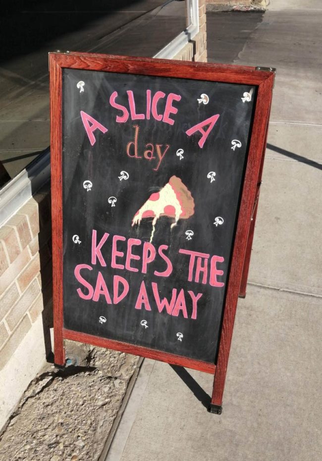 Saw this outside my local pizza shop