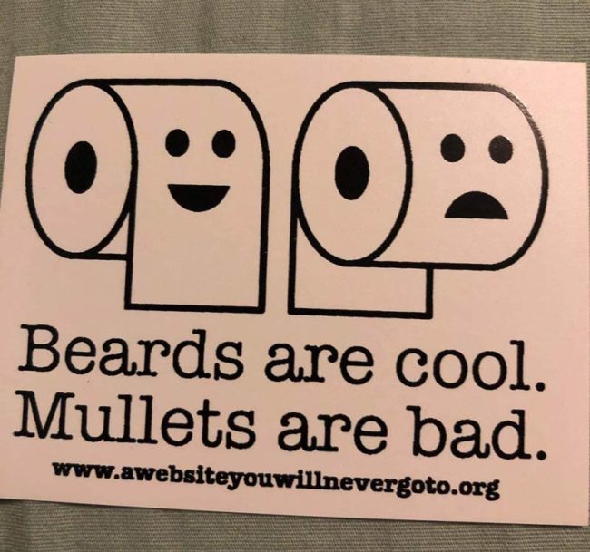 Beards and mullets