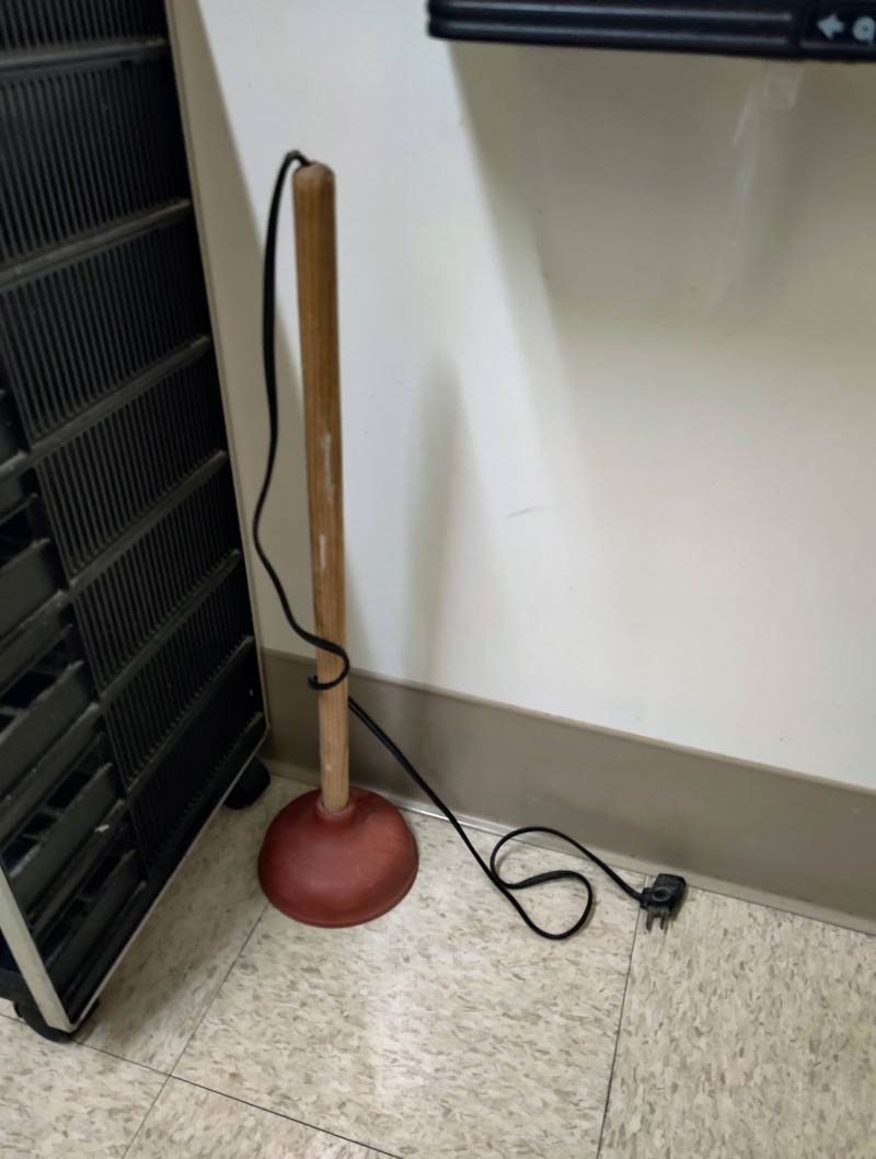 Electric Plunger at my work
