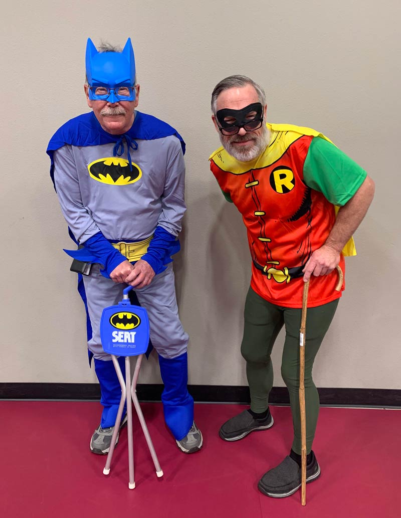 Geriatric Batman and Robin