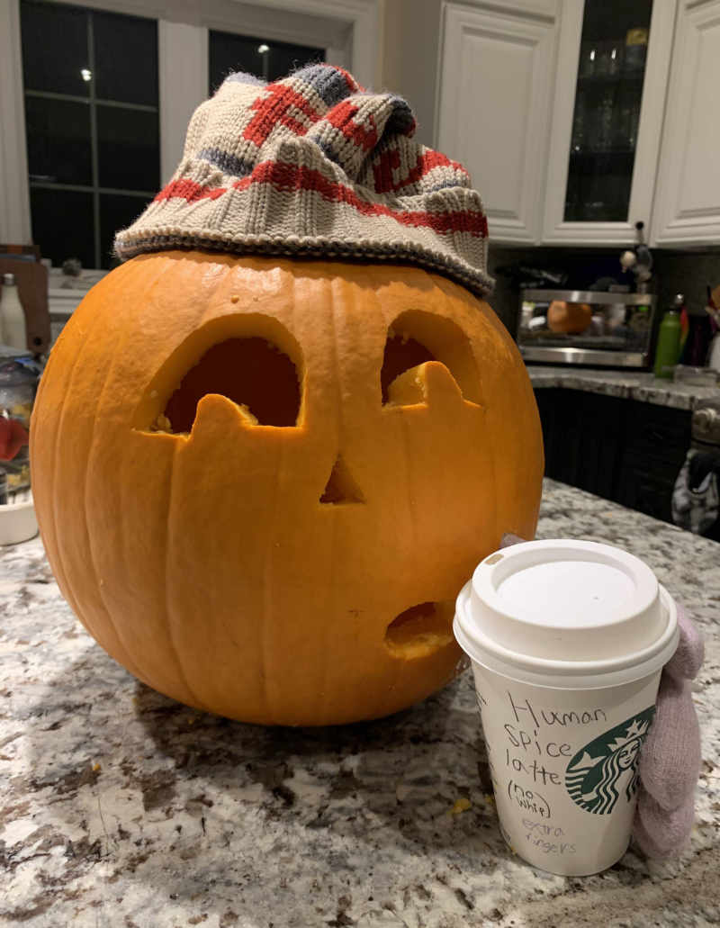 My 9 year old daughter’s idea: Human Spice Latte