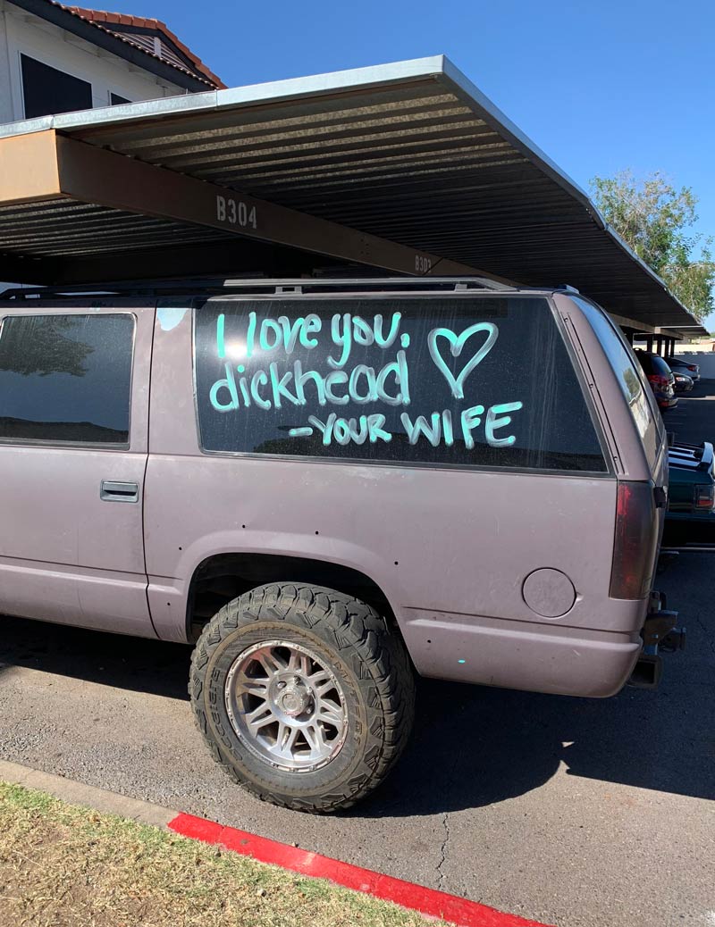 I love you message wife