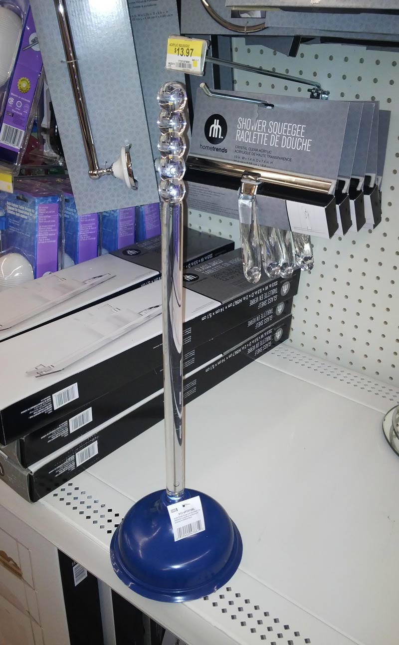 Walmart find. Multi-function toilet plunger