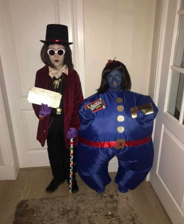 My cousins at their Halloween party