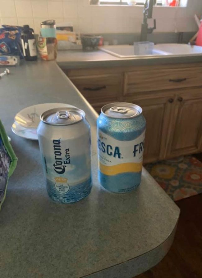My sister sent my 11 year old nephew to school today with what she thought was a Fresca packed in his lunch...
