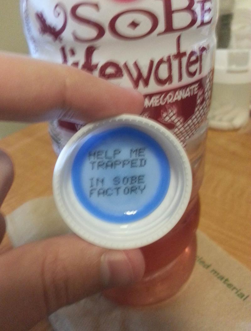 This Sobe water lid