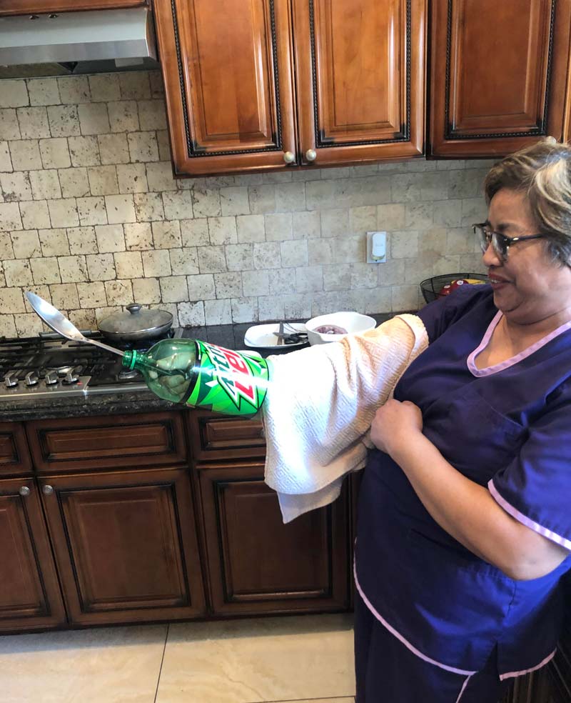 My grandma’s technique for cooking with hot oil