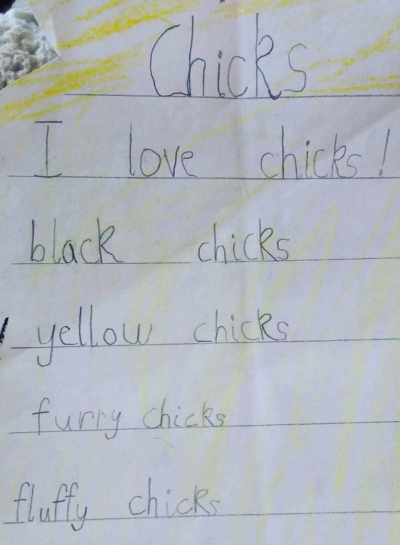A poem my brother wrote when he was 5