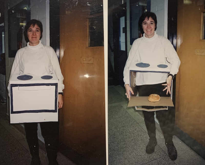 19 years, on Halloween, this is how I announced to my students and colleagues that I was pregnant