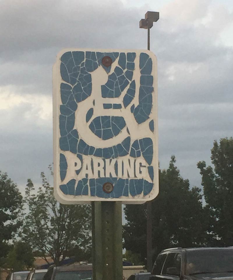 Disabled parking for Metallica fans