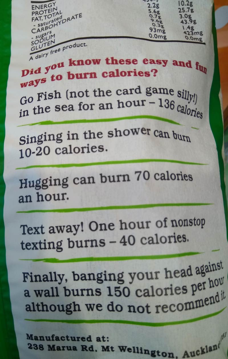 Weird Ways To Burn Calories