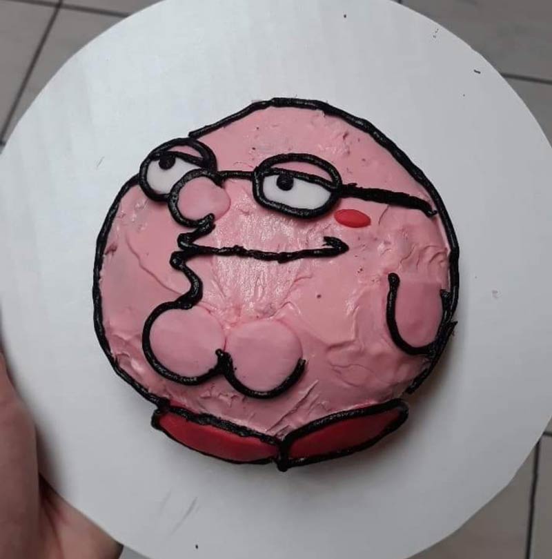My girlfriend made this cake