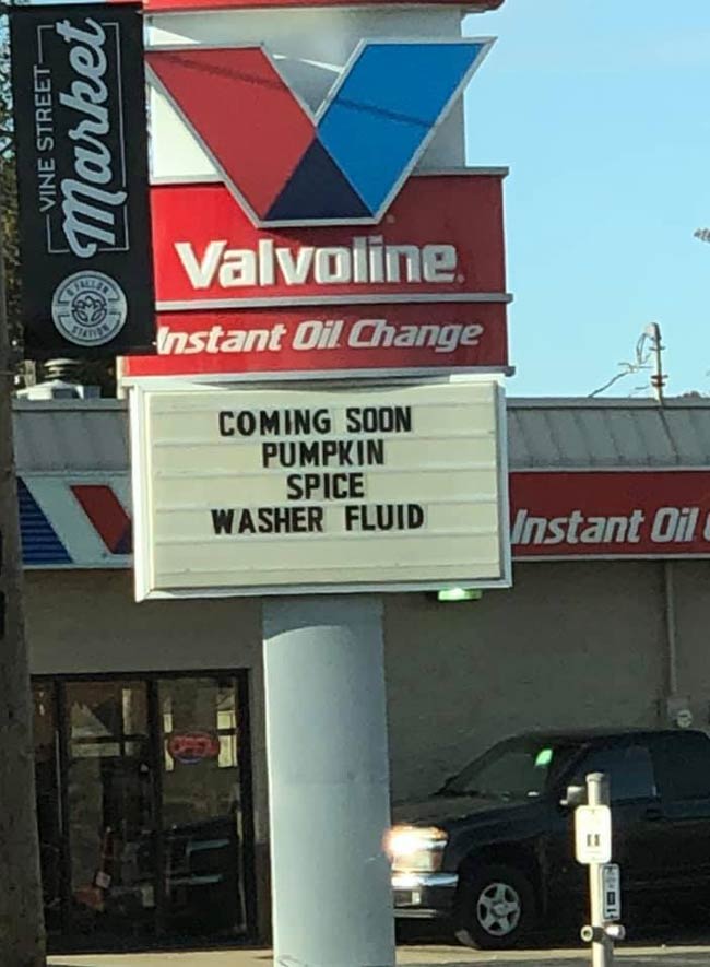 Saw this at my local Valvoline