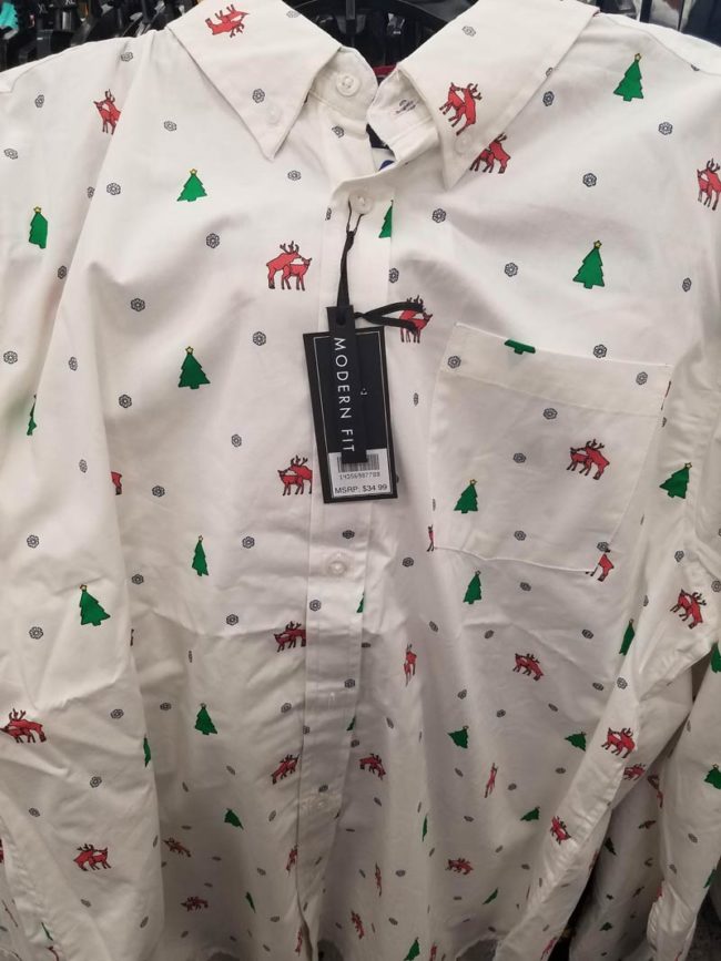 I was looking for a good holiday shirt. Ran across this and did a double take