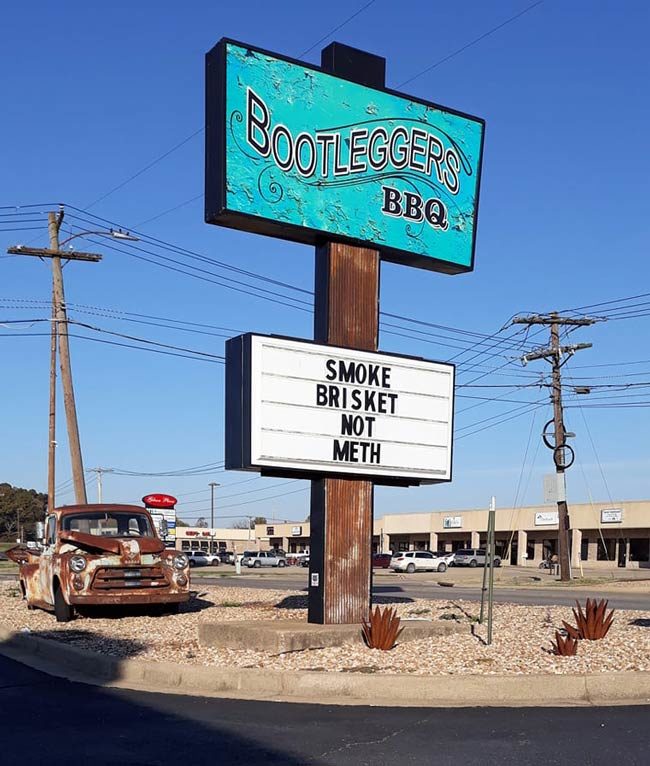 Local BBQ with an important message