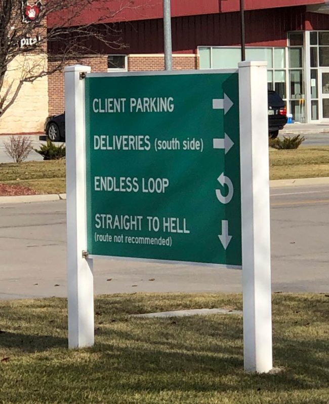 A very informative sign I came across today in Nebraska