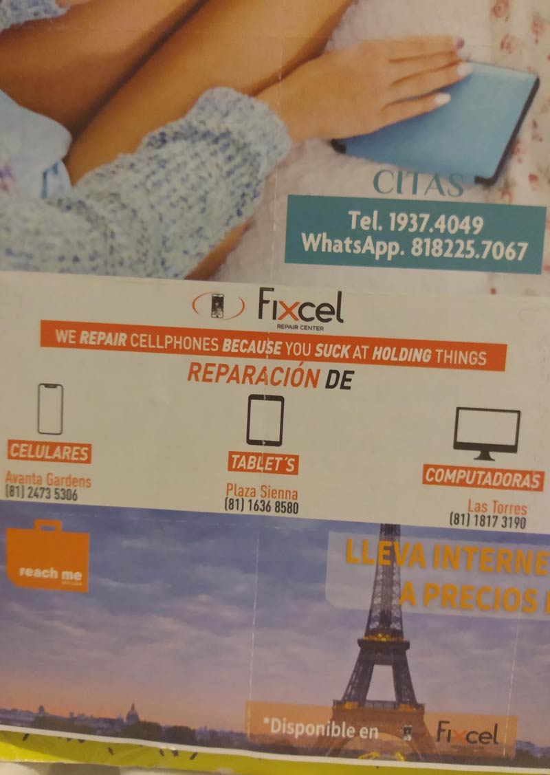 This phone repairing company's slogan