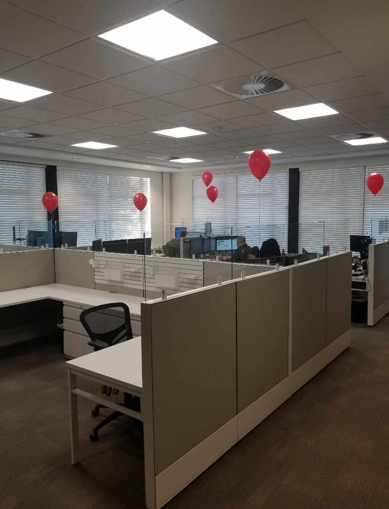 I decorated the I.T. department at work