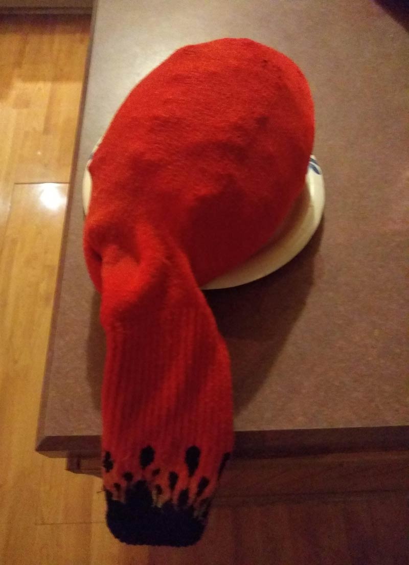 My wife wanted to microwave rice in a sock to use as a heating pad. Turns out, we had no rice, but we had popcorn kernels. I really don't know why she was expecting a different result