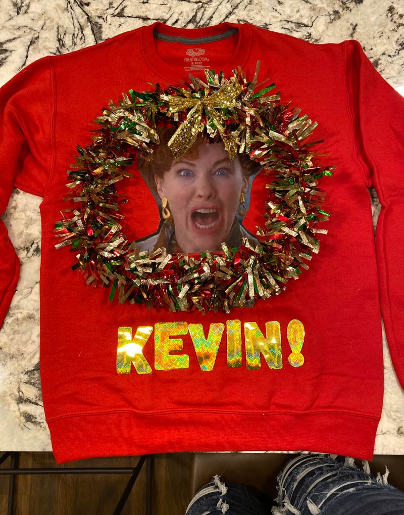 Made this for my ugly sweater party
