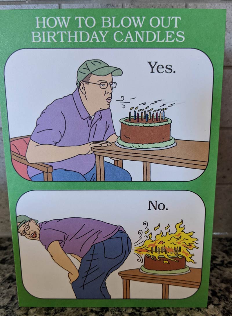 Birthday card from the Wifey