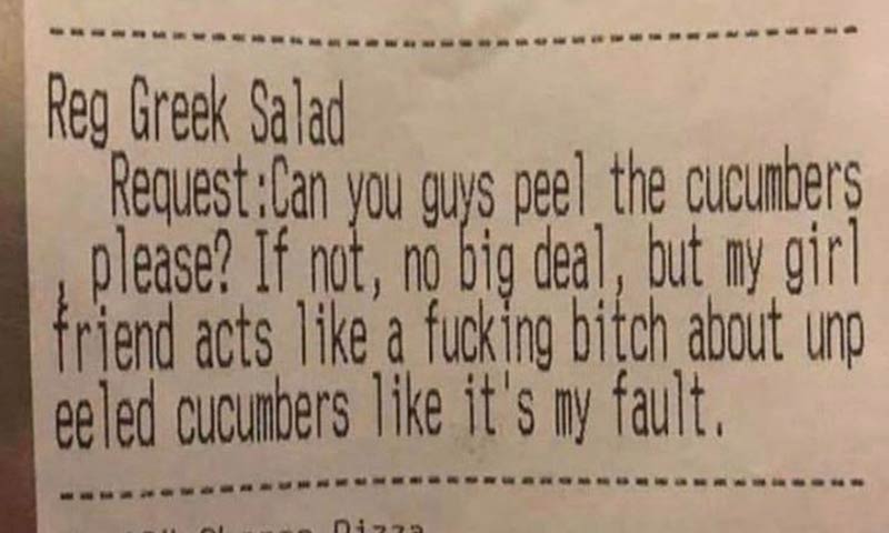 Salad Request