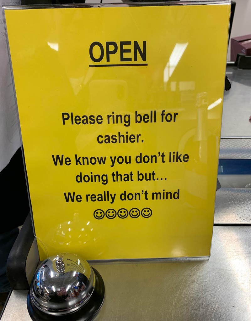 Politeness stand-off at Real Canadian Superstore