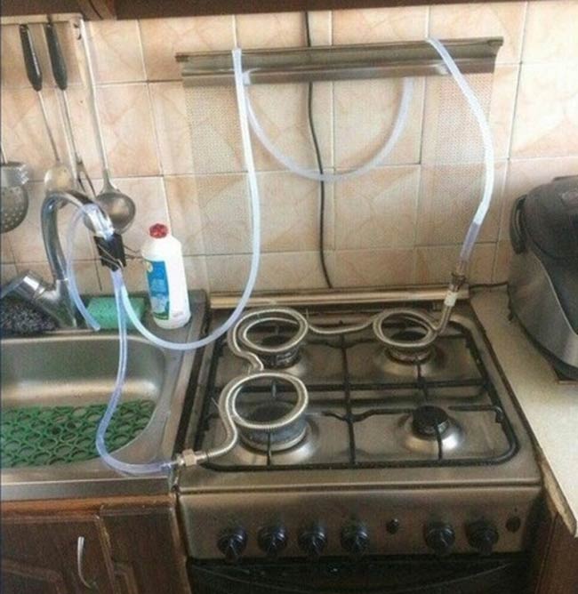 Lemme just heat up some water