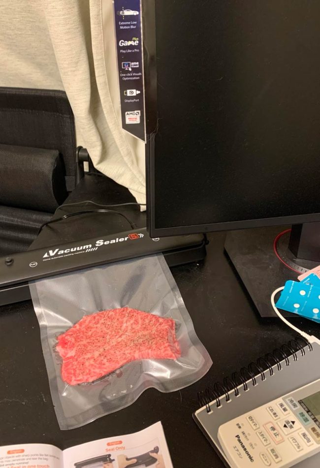 Wife banned any more kitchen gadgets, but I got a vacuum sealer and disguised it as a computer accessory. She’s never noticed