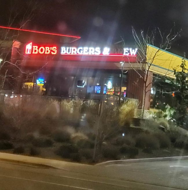 I always wanted to go to Bob's Burgers and EW