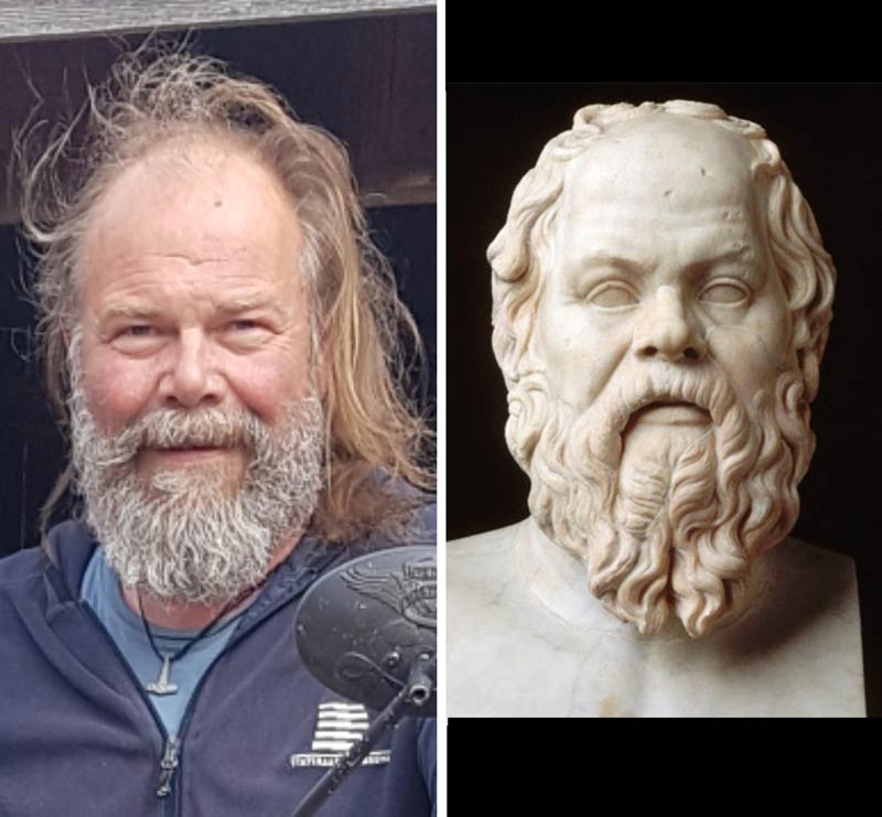 I just realised my dad looks like Socrates