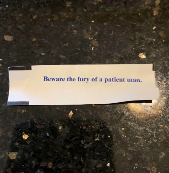 My fortune is haunting