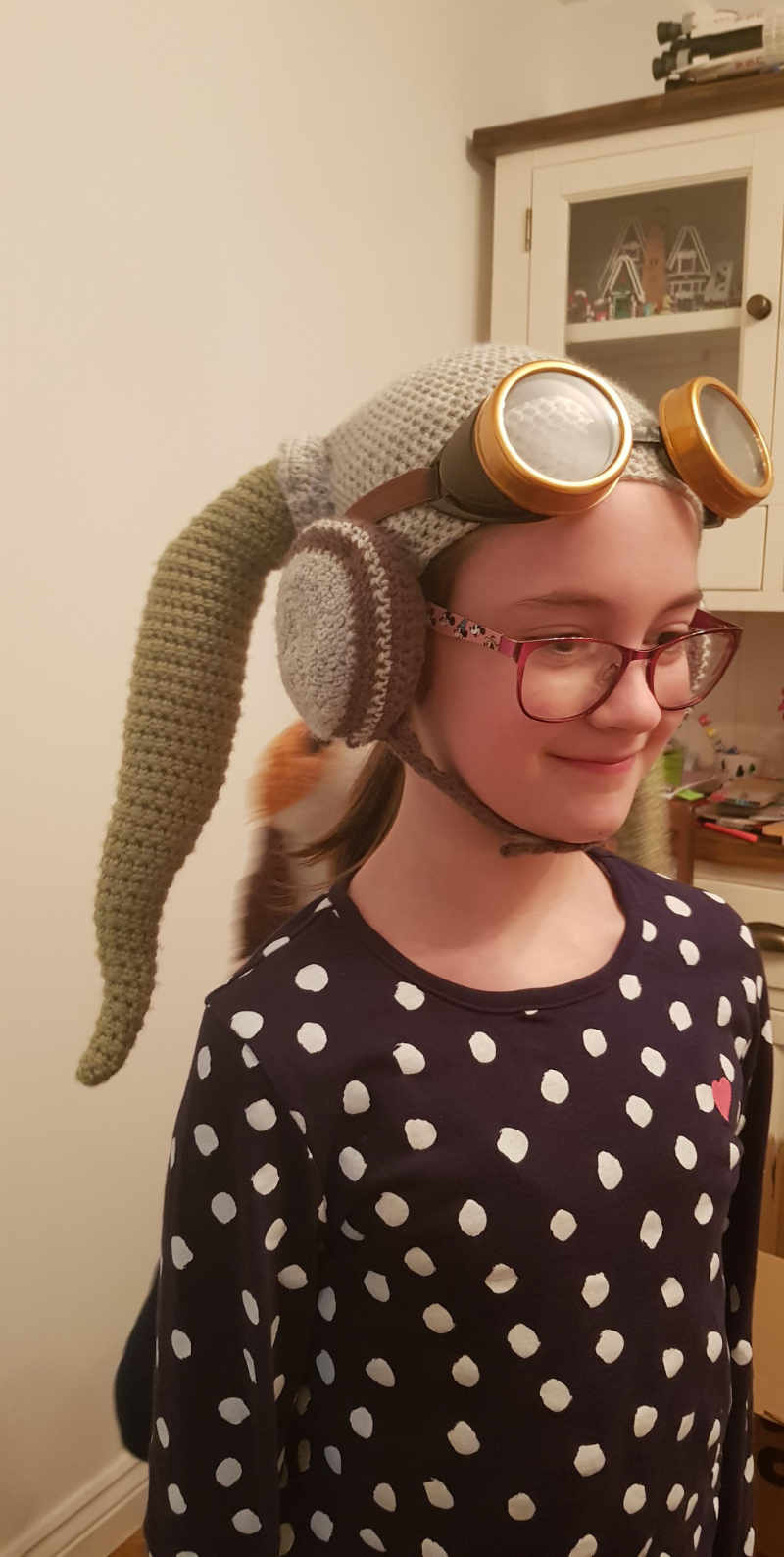 My wife made my daughter a Hera Syndulla hat