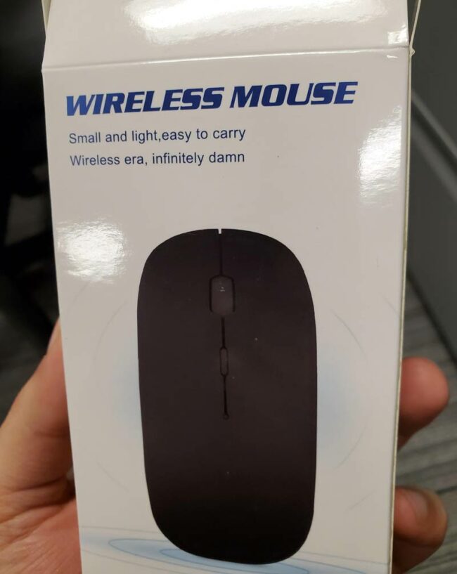 Got a new mouse from work. Infinitely damn
