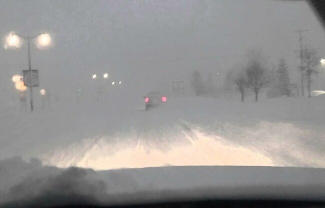 In Minnesota, we like to play a game called "Am I on the road?"