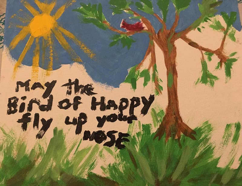 We painted at my wedding shower today and I need whatever drugs my granny is on