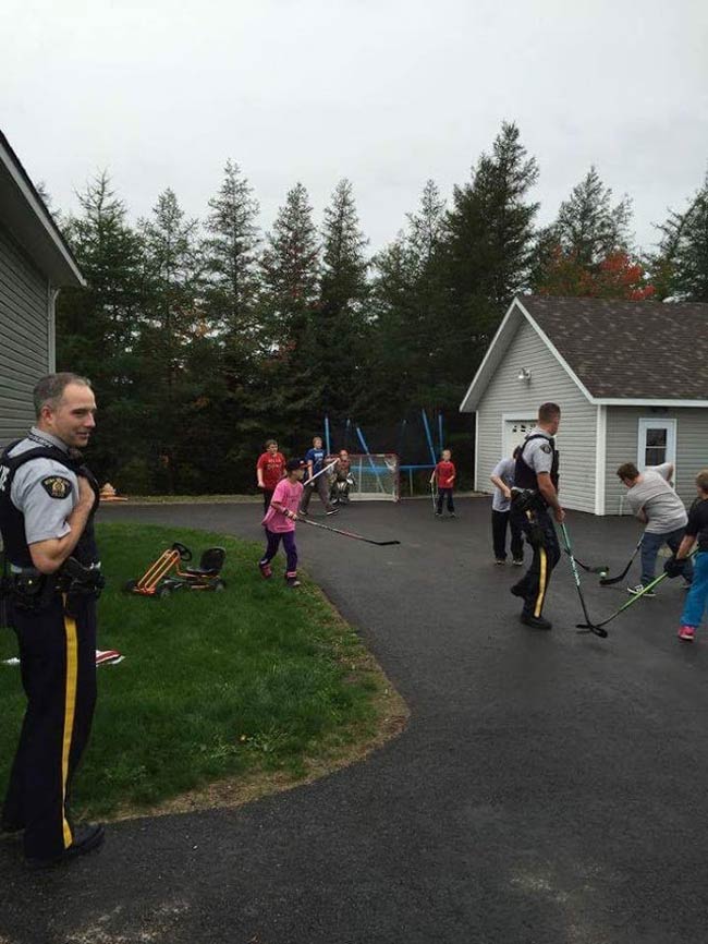 A woman in Canada called to complain of noisy kids. This is how the mounties responded..