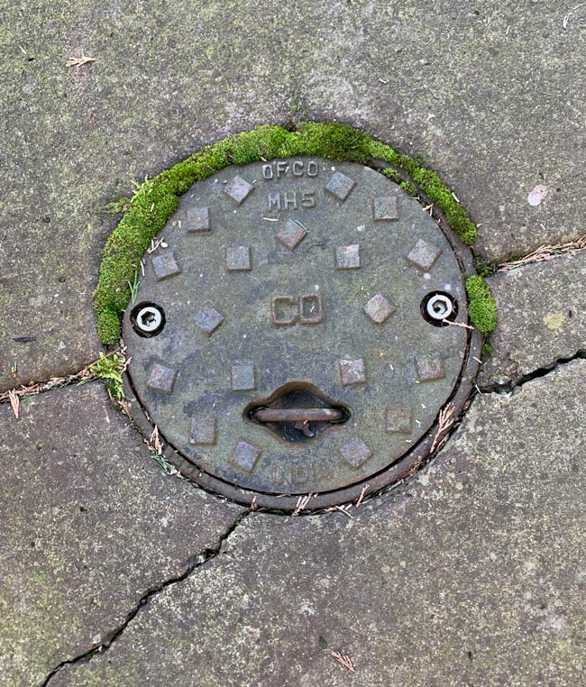This manhole cover