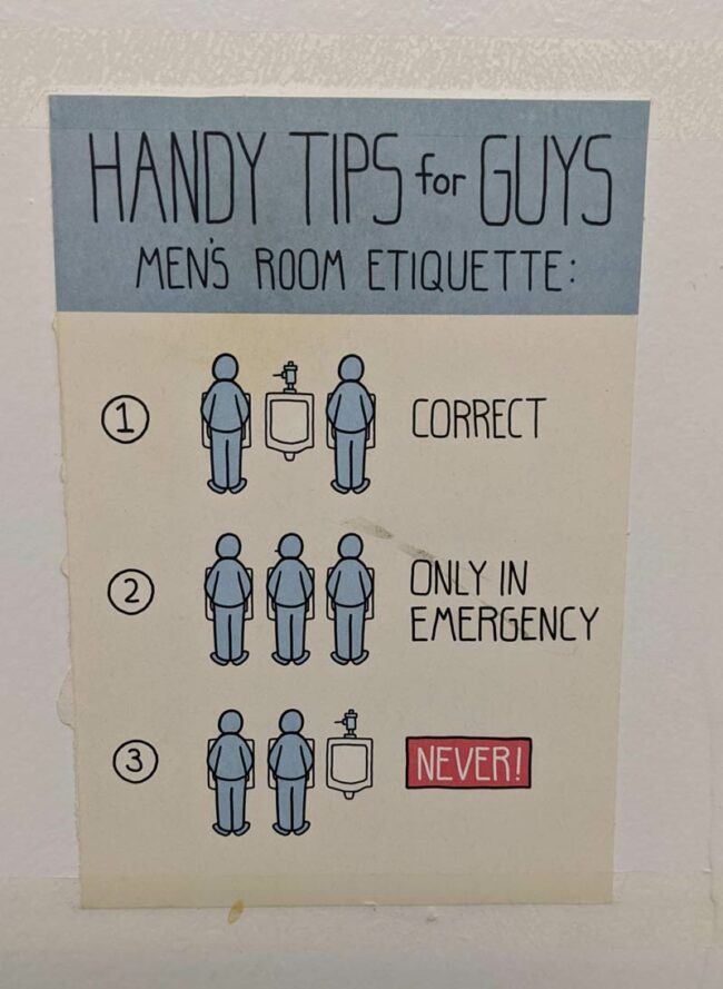 Handy tips for guys
