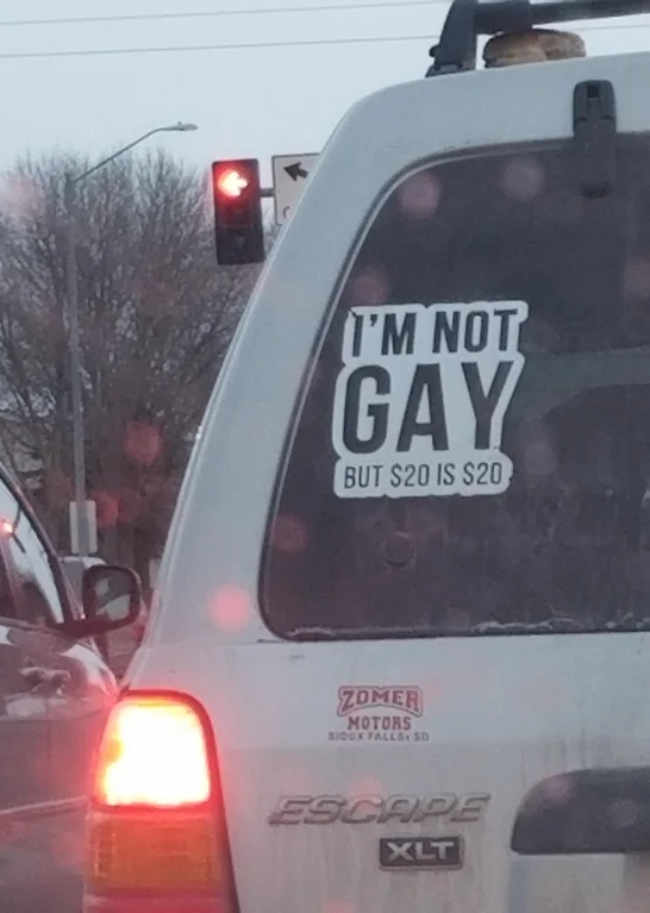 I'm not gay..